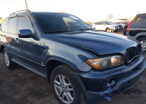 2005 BMW X5 3.0I z USA, uszkodzony, nr VIN 5UXFA13565LY16252